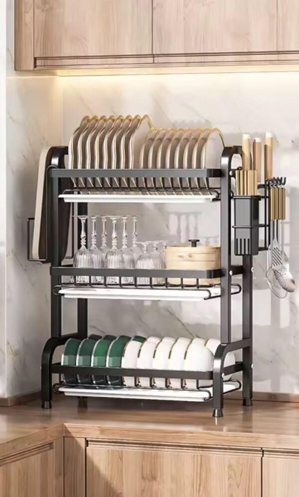 Escurridor de cocina de 3 niveles