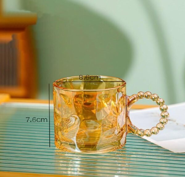 Hermoso Dúo de Vasos Beige